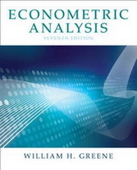 Enlarge image Cover: Econometric Analysis - Pearson