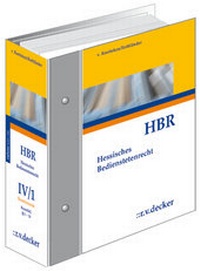 Abbildung von: Hessisches Bedienstetenrecht - HBR - Grundwerk mit Fortsetzungsbezug - R. v. Decker