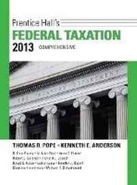 Enlarge image Cover: Prentice Hall's Federal Taxation 2013 Comprehensive - Pearson