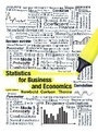 Cover: Statistics for Business and Economics - Pearson