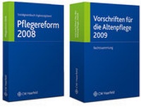 Abbildung von: SGB Ergänzungsband Pflegereform 2008 plus Vorschriften für die Altenpflege 2009 - CW Haarfeld