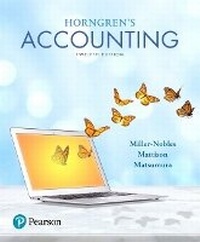 Abbildung von: Horngren's Accounting - Pearson
