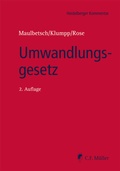 Cover: Umwandlungsgesetz - C.F. M&uuml;ller
