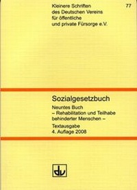 Abbildung von: Sozialgesetzbuch Neuntes Buch - Rehabilitation und Teilhabe behinderter Menschen - Lambertus