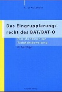 Abbildung von: Eingruppierungsrecht des BAT /BAT-O - Bund-Verlag