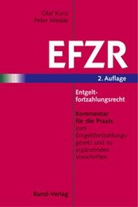 Abbildung von: Entgeltfortzahlungsrecht - EFZR - Bund-Verlag