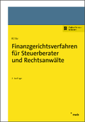 Cover: Finanzgerichtsverfahren f&uuml;r Steuerberater und Rechtsanw&auml;lte - NWB