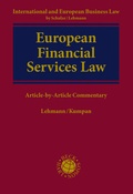 Cover: European Financial Services Law - Nomos