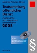 Cover: Textsammlung &ouml;ffentlicher Dienst - Bund-Verlag