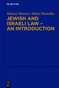 Cover: Jewish and Israeli Law - An Introduction - De Gruyter
