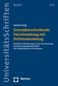 Abbildung von: Grenzüberschreitende Verschmelzung mit Drittstaatenbezug - Nomos