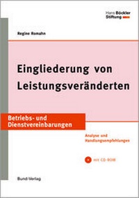 Abbildung von: Eingliederung von Leistungsveränderten - Bund-Verlag