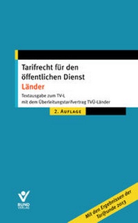 Abbildung von: Tarifrecht für den öffentlichen Dienst der Länder - Bund-Verlag