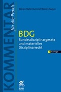 Cover: BDG - Bundesdisziplinargesetz und materielles Disziplinarrecht - Bund-Verlag