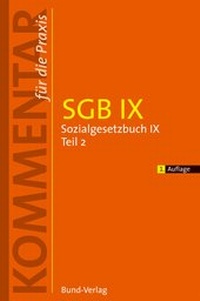 Abbildung von: SGB IX Sozialgesetzbuch Neuntes Buch - Bund-Verlag