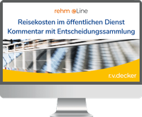 Abbildung von: Reisekosten im öffentlichen Dienst online - R. v. Decker
