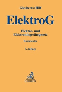Abbildung von: ElektroG: Elektro- und Elektronikgerätegesetz - C.H.BECK