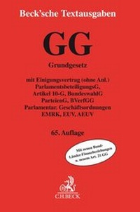 Abbildung von: Grundgesetz für die Bundesrepublik Deutschland - C.H.BECK
