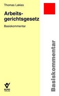 Abbildung von: Arbeitsgerichtsgesetz - Bund-Verlag