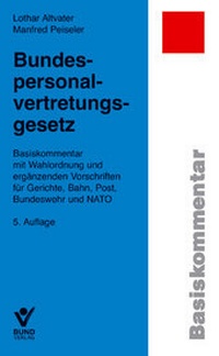 Bild vergrößern Bild: Bundespersonalvertretungsgesetz - Bund-Verlag