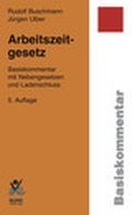 Cover: Arbeitszeitgesetz - Bund-Verlag