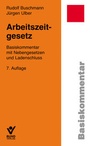 Cover: Arbeitszeitgesetz - Bund-Verlag