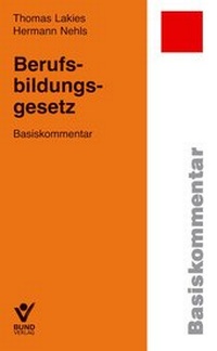 Abbildung von: Berufsbildungsgesetz - Bund-Verlag