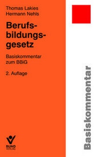 Abbildung von: Berufsbildungsgesetz - Bund-Verlag