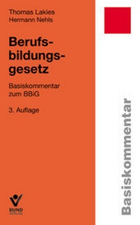 Abbildung von: Berufsbildungsgesetz - Bund-Verlag