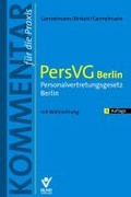Cover: PersVG Berlin - Personalvertretungsgesetz Berlin - Bund-Verlag