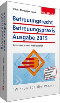 Abbildung von: Betreuungsrecht | Betreuungspraxis  - Walhalla