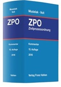 Abbildung von: Zivilprozessordnung - Vahlen
