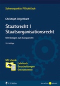 Abbildung von: Staatsrecht I. Staatsorganisationsrecht - C.F. Müller