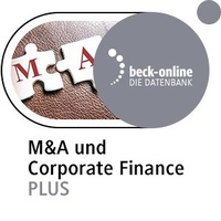 Abbildung von: beck-online. M&A und Corporate Finance Plus - C.H.BECK