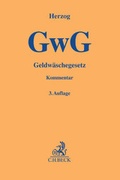 Cover: Geldw&auml;schegesetz: GwG - C.H.BECK
