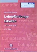 Cover: Lohnpf&auml;ndungstabellen - Deutscher Anwaltverlag