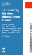 Cover: Tarifvertrag f&uuml;r den &ouml;ffentlichen Dienst - Bund-Verlag