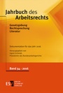 Bild: Jahrbuch des Arbeitsrechts 54 - Erich Schmidt Verlag