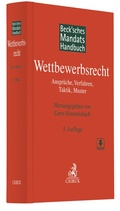 Cover: Beck'sches Mandatshandbuch Wettbewerbsrecht - C.H.BECK