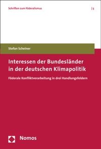 Abbildung von: Interessen der Bundesländer in der deutschen Klimapolitik - Nomos