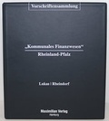 Cover: Vorschriftensammlung Kommunales Finanzwesen Rheinland-Pfalz - Maximilian-Verlag