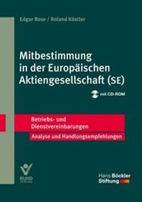 Abbildung von: Mitbestimmung in der Europäischen Aktiengesellschaft (SE) - Bund-Verlag
