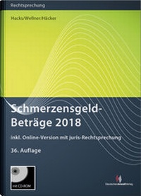 Bild vergrößern Bild: SchmerzensgeldBeträge 2018 (Buch mit CD-ROM plus Online-Zugang) - Deutscher Anwaltverlag
