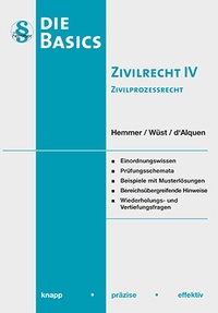Abbildung von: Skript Basic Zivilrecht IV - Zivilprozessrecht - Hemmer-Wüst