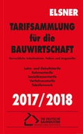Cover: Tarifsammlung f&uuml;r die Bauwirtschaft 2017/2018 - Otto Elsner Verlag