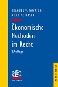 Cover: &Ouml;konomische Methoden im Recht - Mohr Siebeck