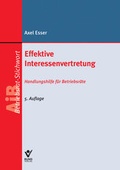 Cover: Effektive Interessenvertretung - Bund-Verlag
