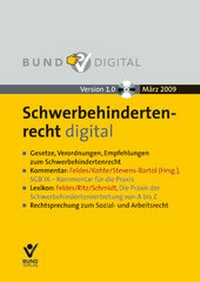 Abbildung von: Schwerbehindertenrecht digital - Bund-Verlag