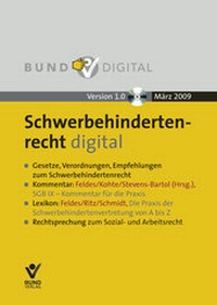 Abbildung von: Schwerbehindertenrecht digital - Bund-Verlag