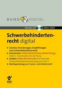 Abbildung von: Schwerbehindertenrecht digital (Version 2.0) Fortsetzungsbezug - Bund-Verlag